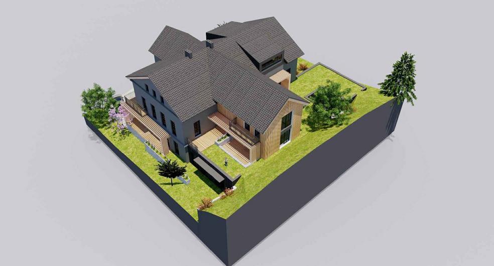 vizualizace návrhu pro SP - nadhled z jihu